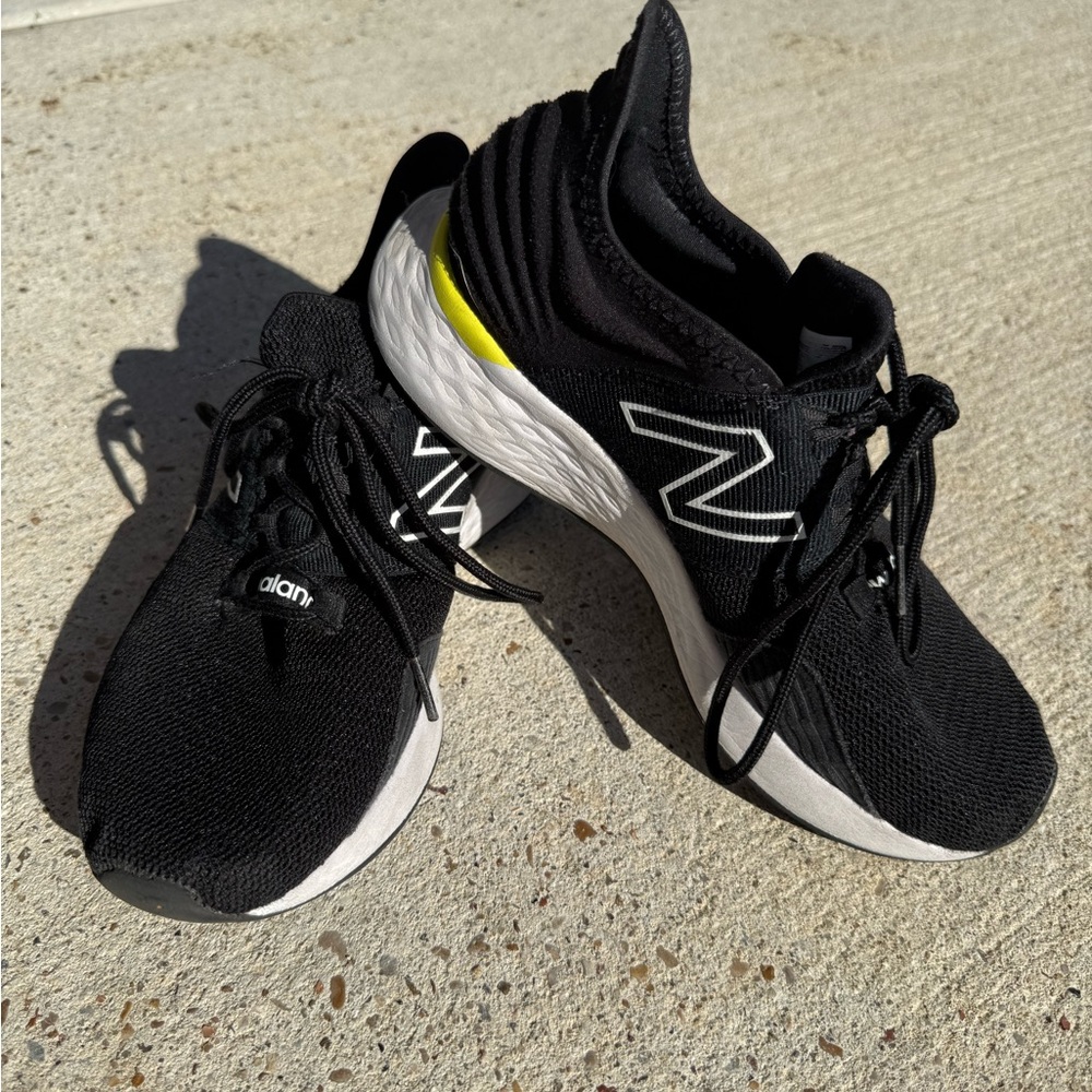 New Balance Black and Yellow Athletic Shoes
